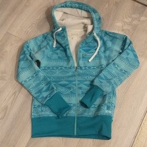 Billabong zip-up hoodie size large